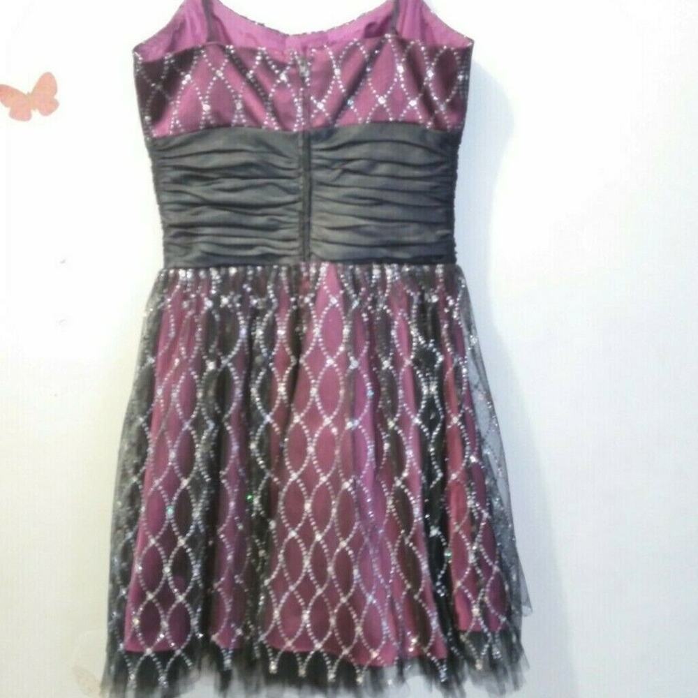Morgan & Co Juniors Size 3/4 Short Dress Fushia
